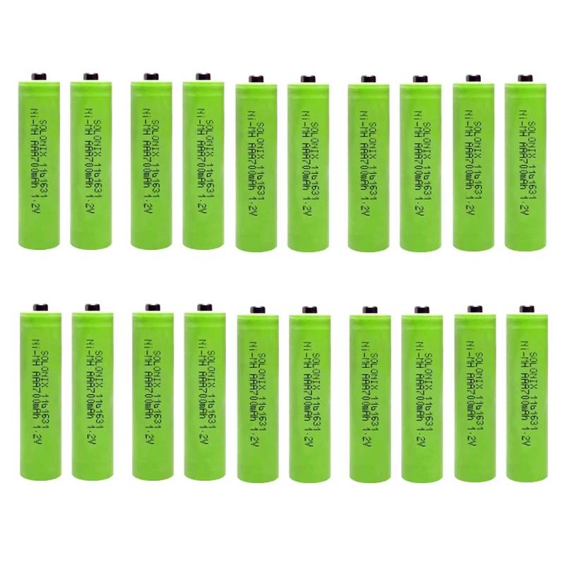 باتری شارژی نیم قلم سولونیکس مدل صنعتی Ni-MH