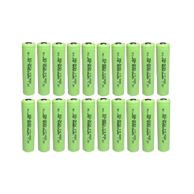 New Projباتری نیم قلمی قابل شارژ سولونیکس مدل Ni-MH 600mAh FLAT ect