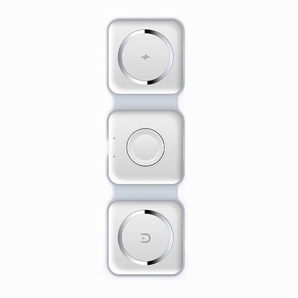 شارژر وایرلس تاشو 3in1