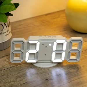 ساعت دیواری و رومیزی واتان مدل هوشمند عددی 3D