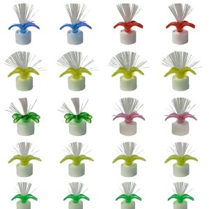 پک 24 عدی شمع وامر led مدل فیبرنوری چشمک زن