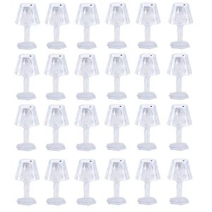 پک 24 عددی شمع ال ای دی مدل دیاموند طرح پایه دار