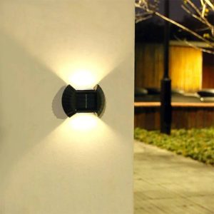 چراغ دیواری خورشیدی مدل دوطرفه پازلی