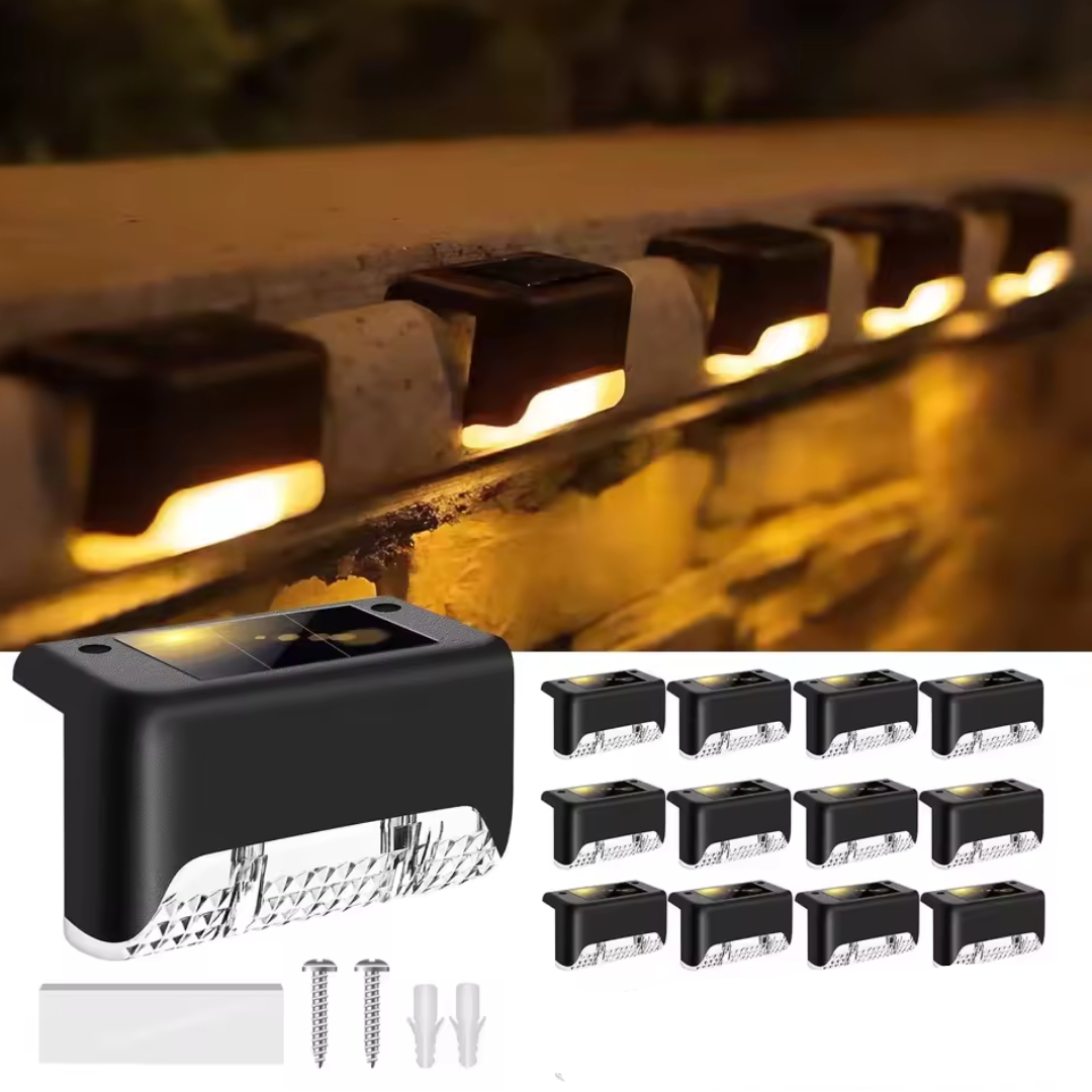 چراغ پارکی خورشیدی طرح لب پله ای مدل Patio Planet(13)