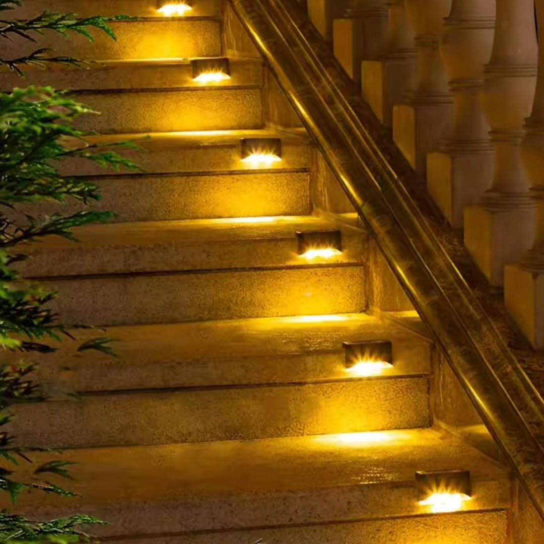 چراغ پارکی خورشیدی طرح لب پله ای مدل Patio Planet(3)