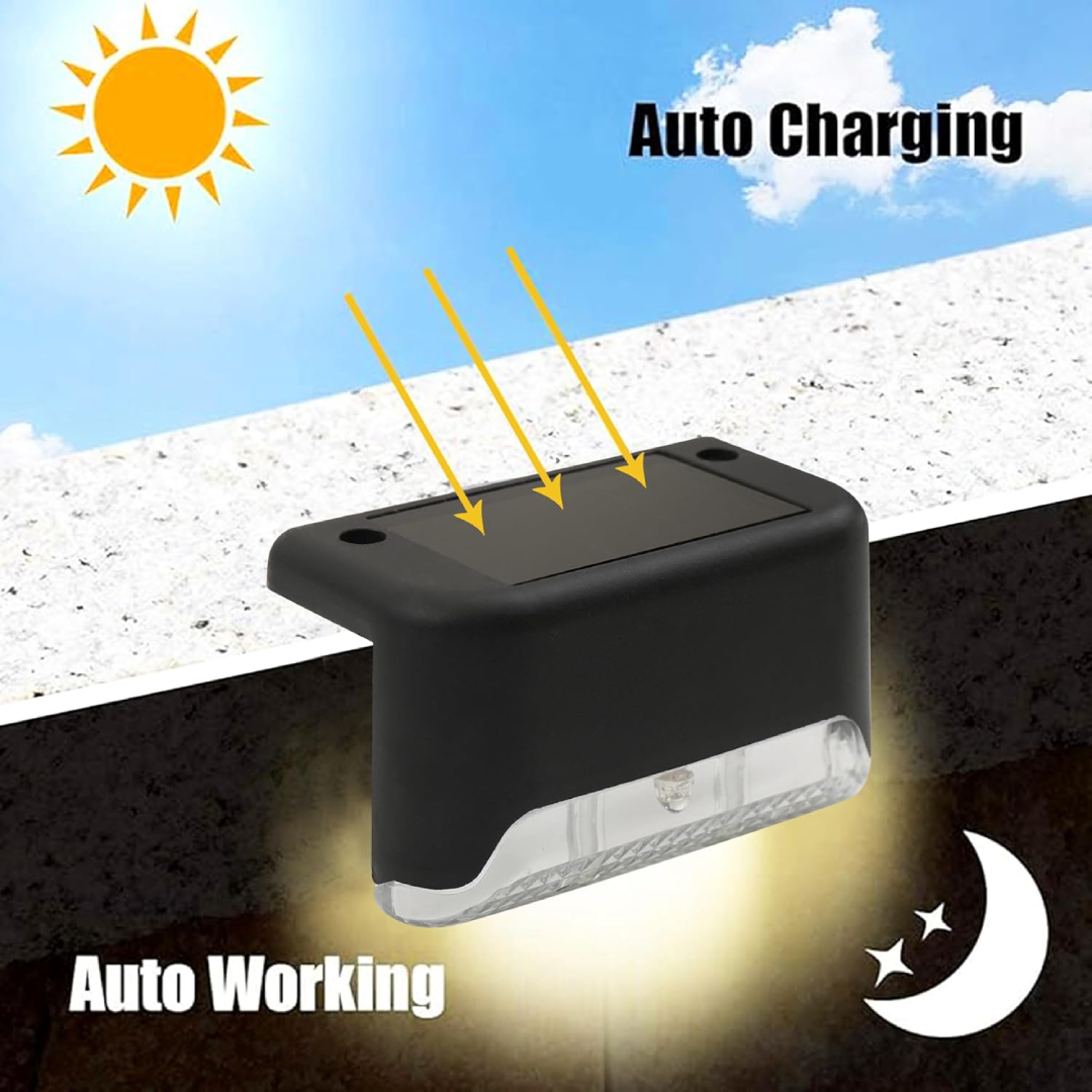 چراغ پارکی خورشیدی طرح لب پله ای مدل Patio Planet(9)