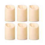 پک 6 عددی شمع ال ای دی مدل متحرک کد 10