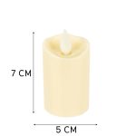 خرید شمع ال ای دی مدل شعله متحرک کد 07