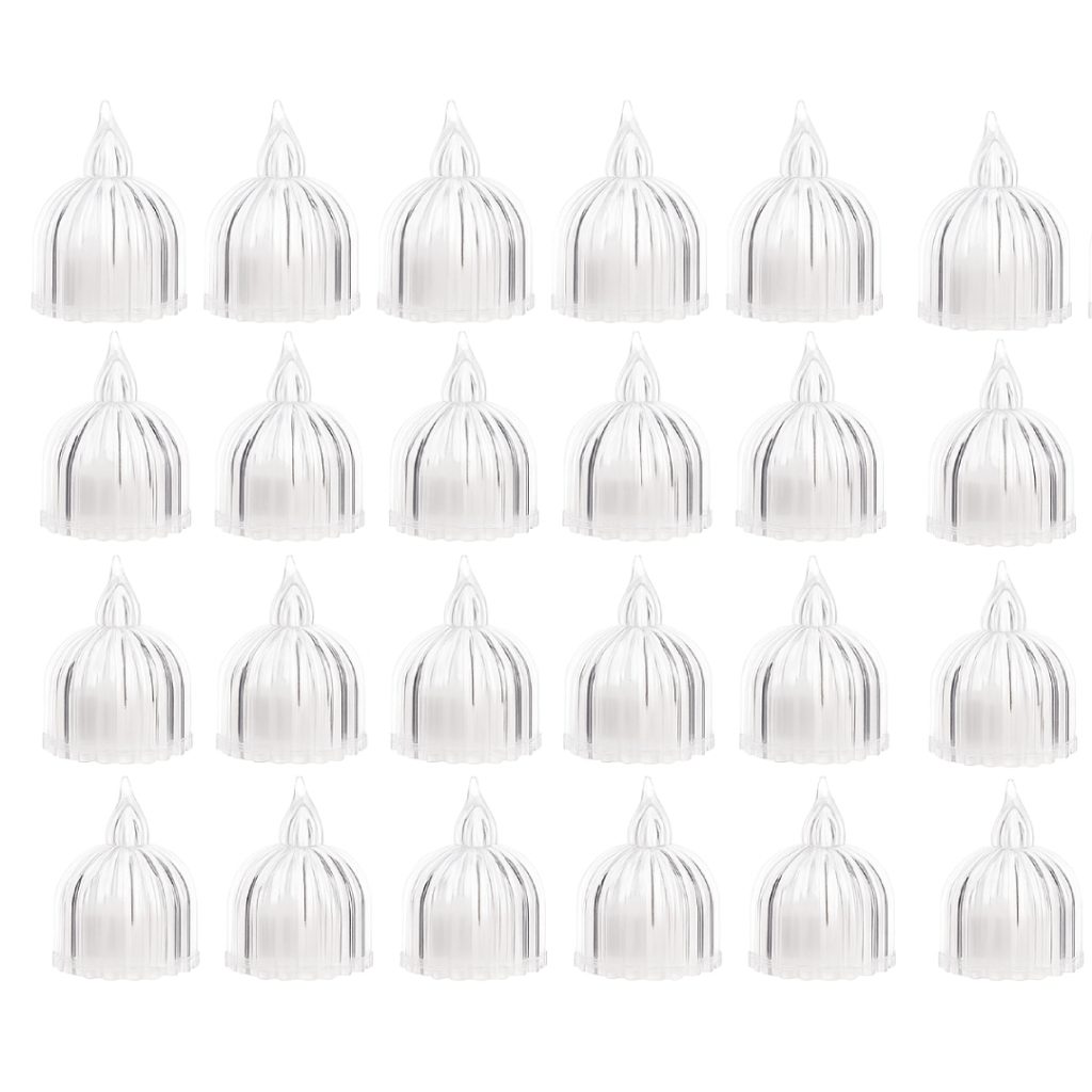 قیمت شمع ال ای دی مدل کریستالی شفاف طرح SUN