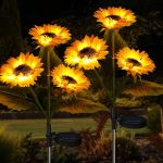 قیمت چراغ خورشیدی سولونیکس مدل گل آفتابگردان