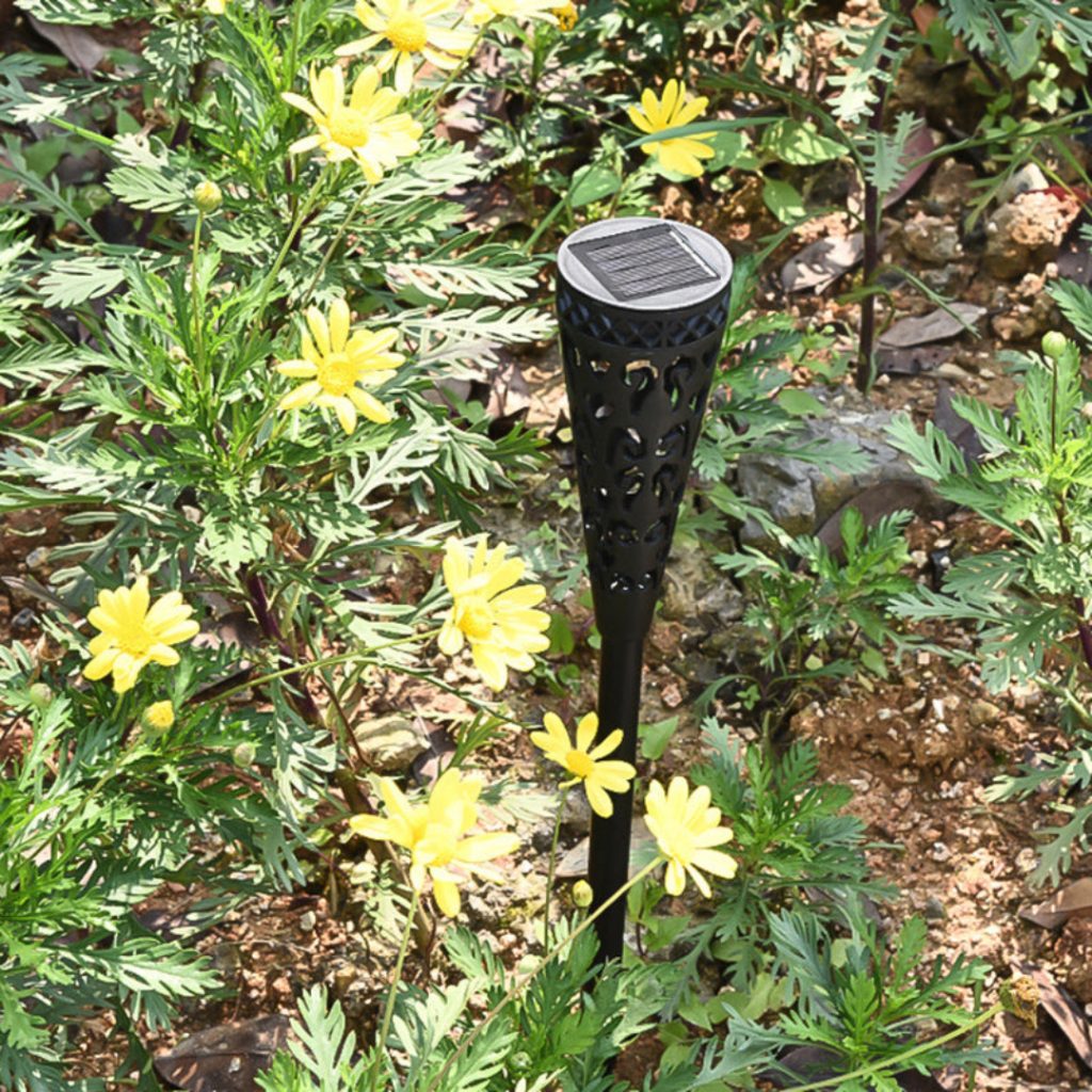 قیمت چراغ خورشیدی باغی مدل مخروطی