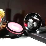 گوی شیشه ای موزیکال طرح عروس دریایی