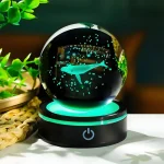 گوی شیشه ای چرخشی طرح وال