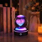 گوی شیشه ای چراغ دار